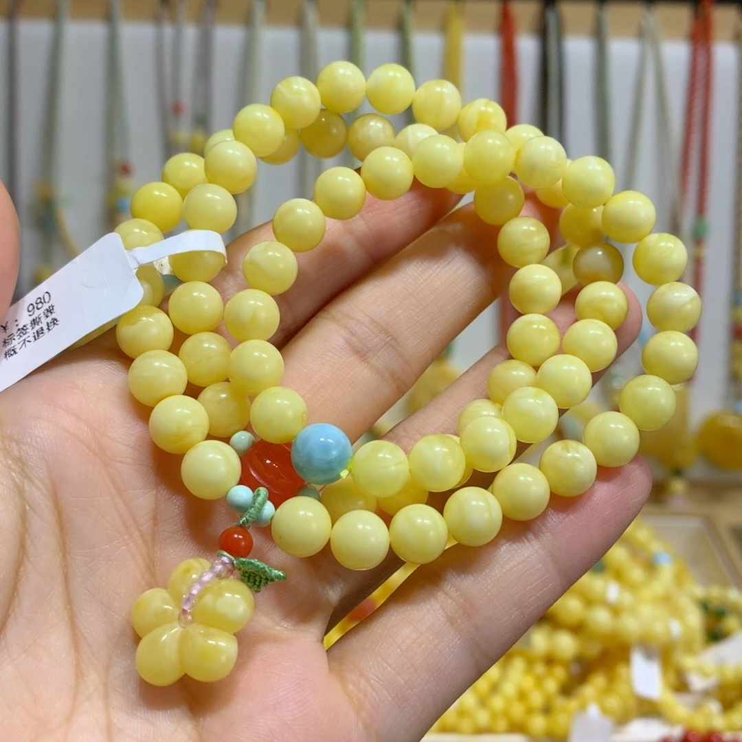 手链蜜蜡未镶嵌7.5mm