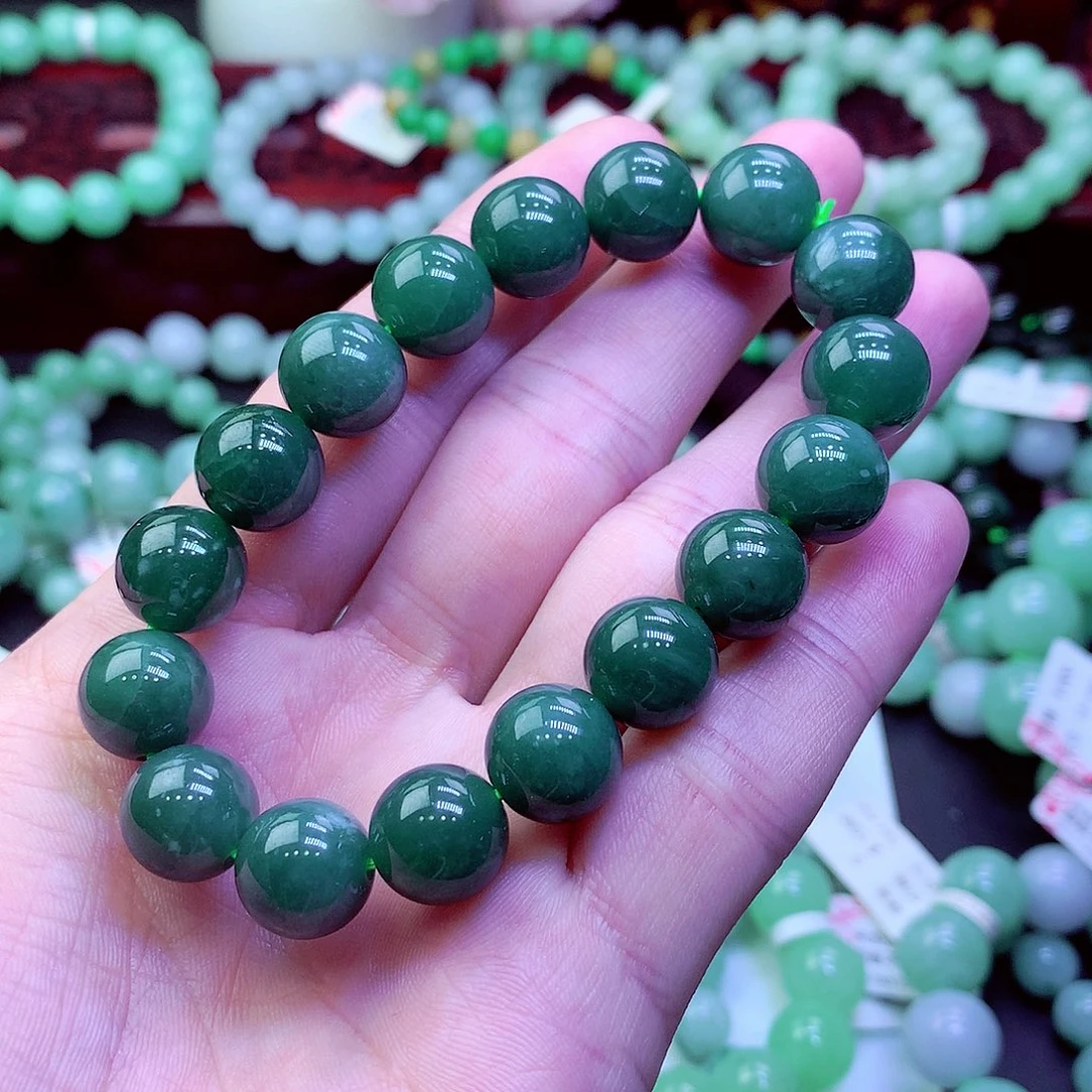 翡翠未镶嵌毛衣链