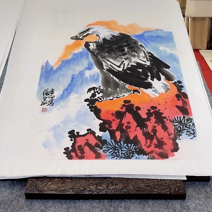 国画张圣敏先生纯手绘作品