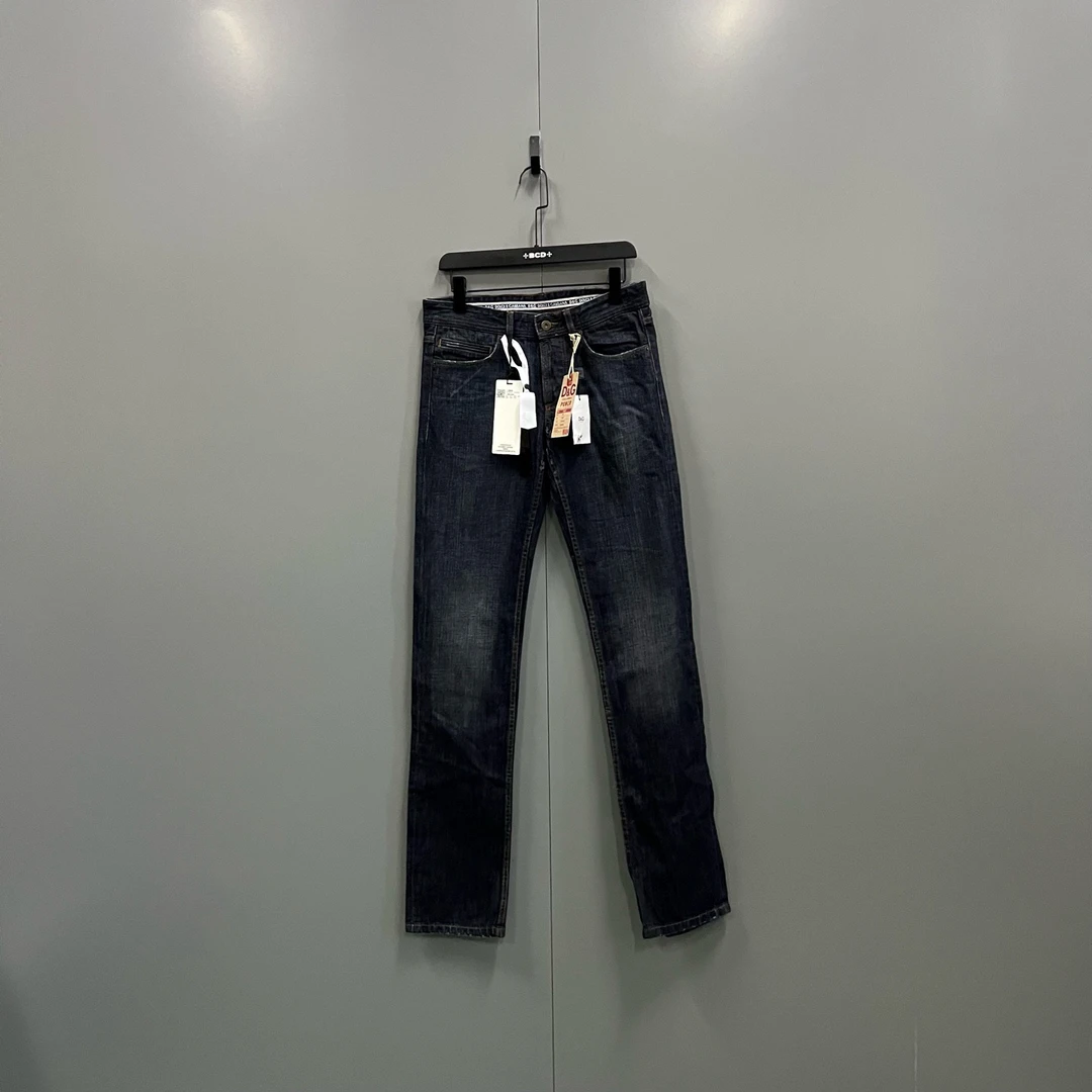 99新 maje (ll) DG 深蓝色牛仔裤 31码018375