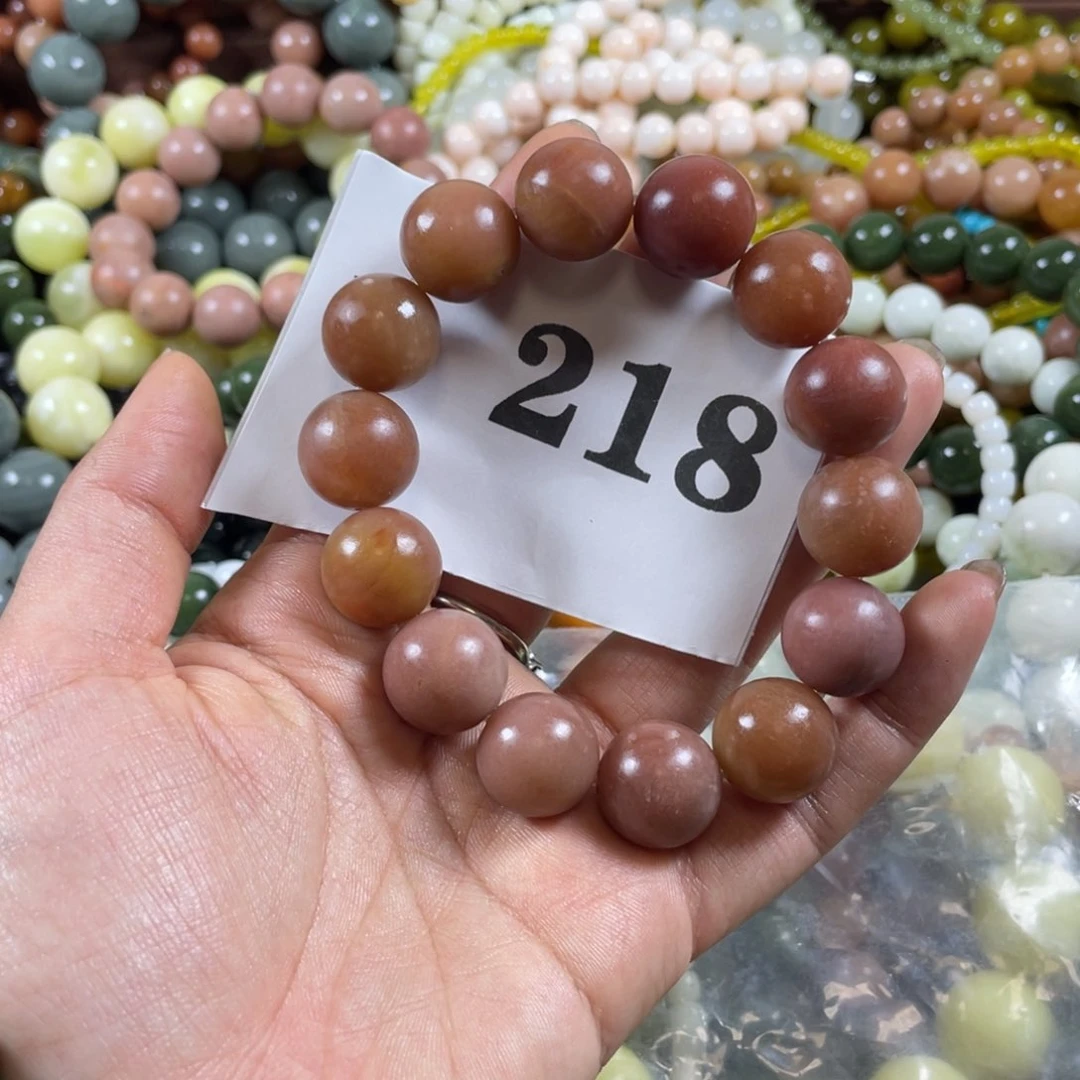 未镶嵌蛇纹石玉手链亿*