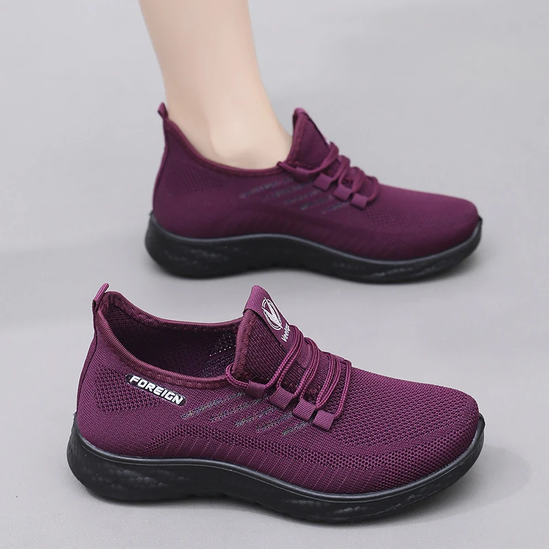 2025春秋新款老北京布鞋女透气防滑一脚蹬休闲鞋软底舒适运动女鞋