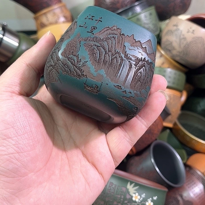 茶杯紫砂全手工紫砂主人杯