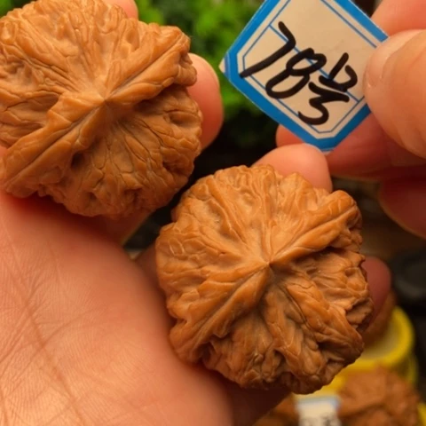 文玩核桃吊坠红锦鲤41