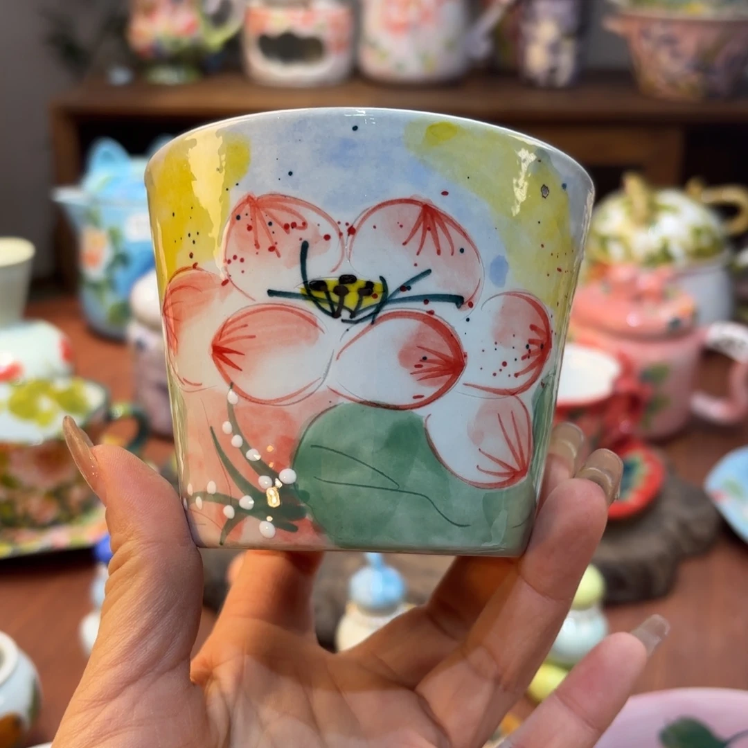 景德镇手绘高温釉下彩陶瓷茶具景德镇手绘高温釉下彩陶瓷茶具