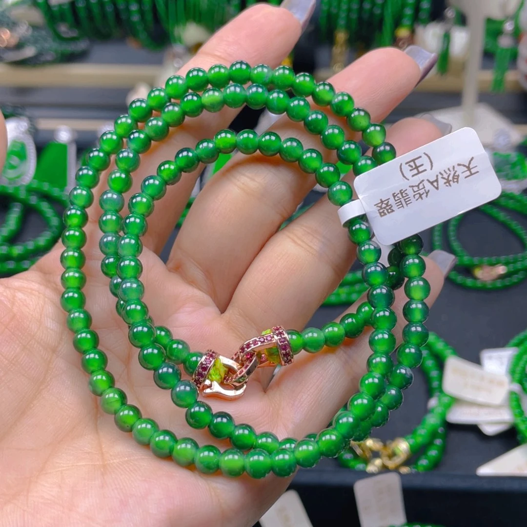 颈饰未镶嵌翡翠项链5