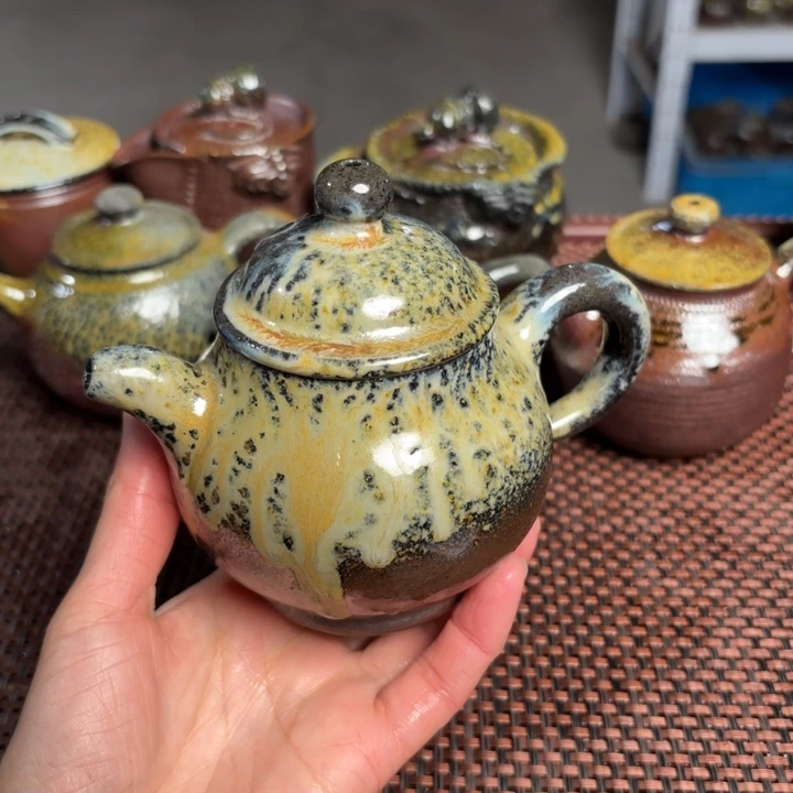 紫砂茶杯高潘壶壶