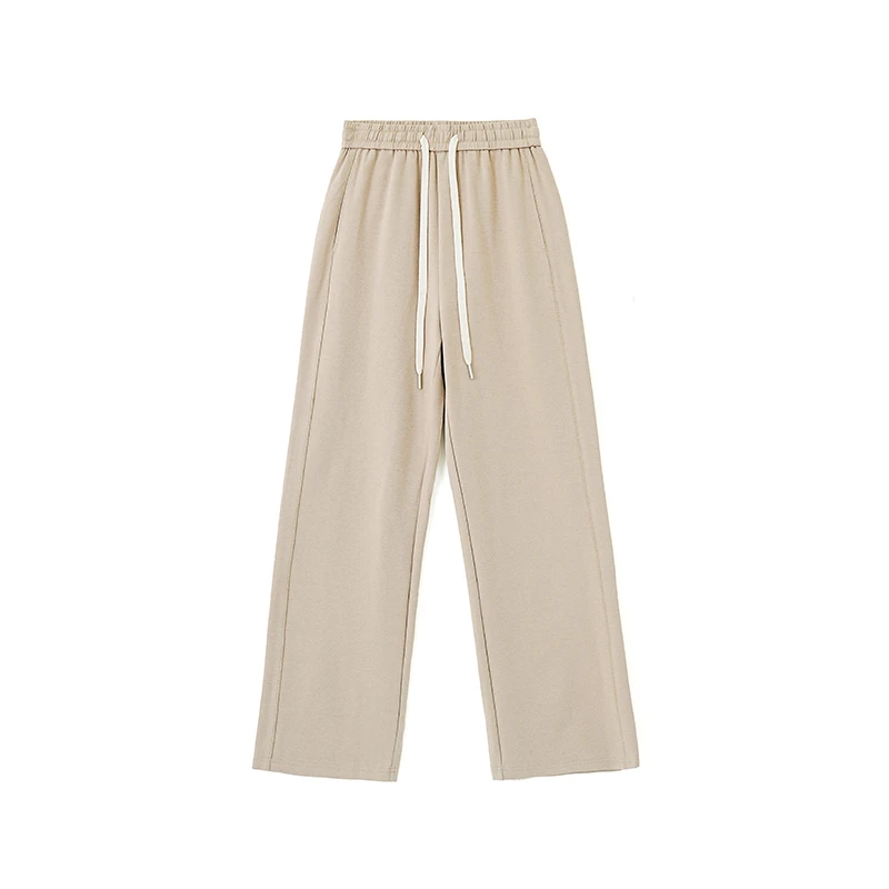 ins裤子阔腿裤常规款纯色休闲裤4007