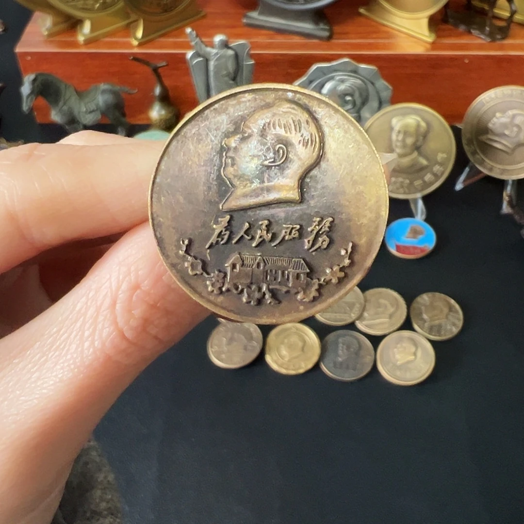 金属黄铜铜章链接