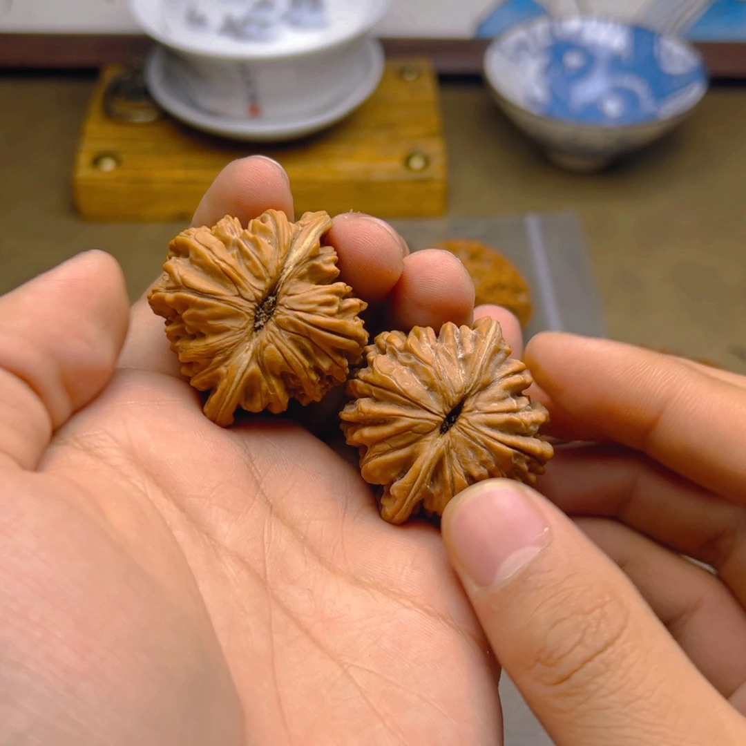 文玩核桃把件平谷四座楼