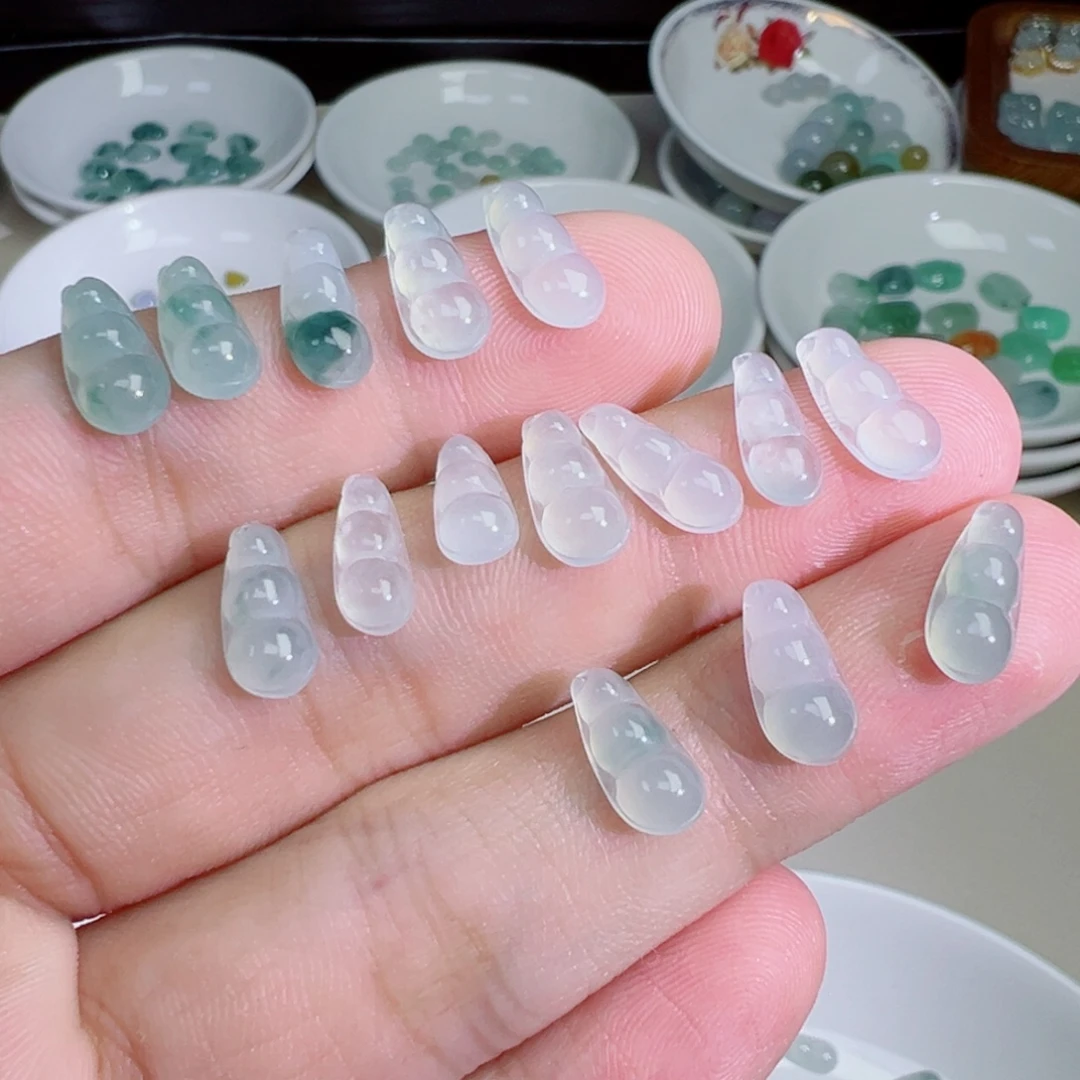 翡翠散珠豆子一个