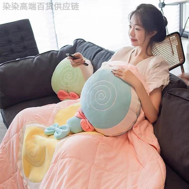 抱枕被子两用午睡枕头被二合一汽车载内办公室折叠靠枕女生睡觉夏