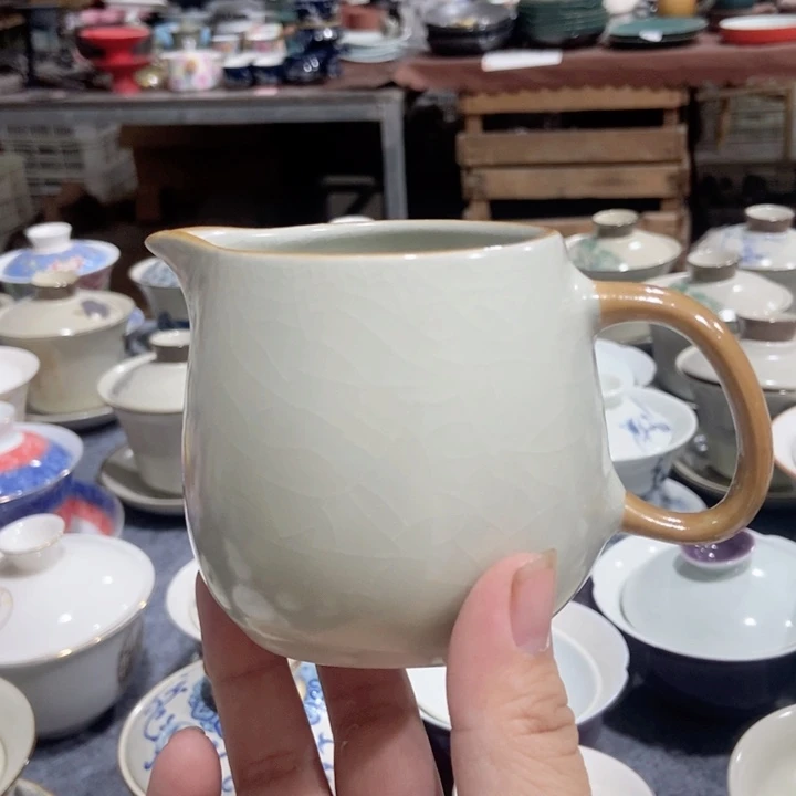 摆件秋****冷茶具微瑕，介意勿拍