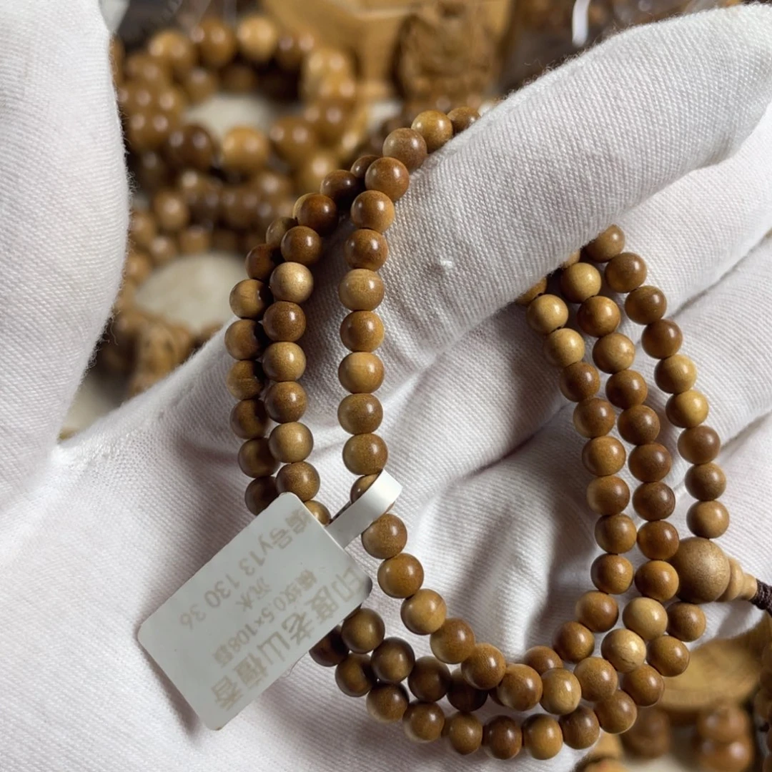 手串/手链檀香木/老山檀香108✖️0.5横纹沉水