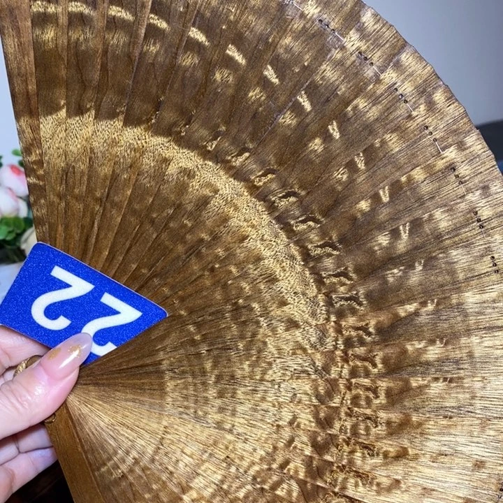 金丝楠一**爱金丝楠木扇子