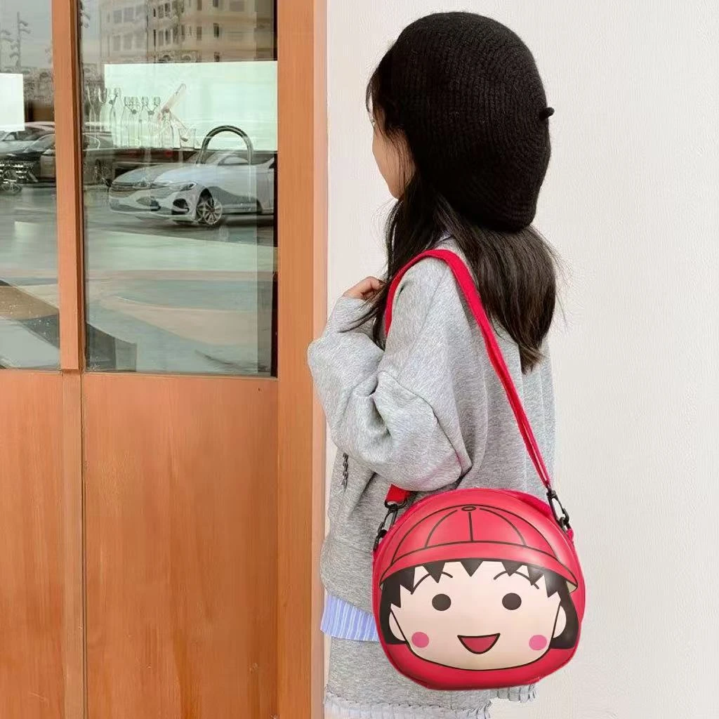 【随机发】k-樱桃小丸子书包女孩超轻便减负宝宝卡通背包