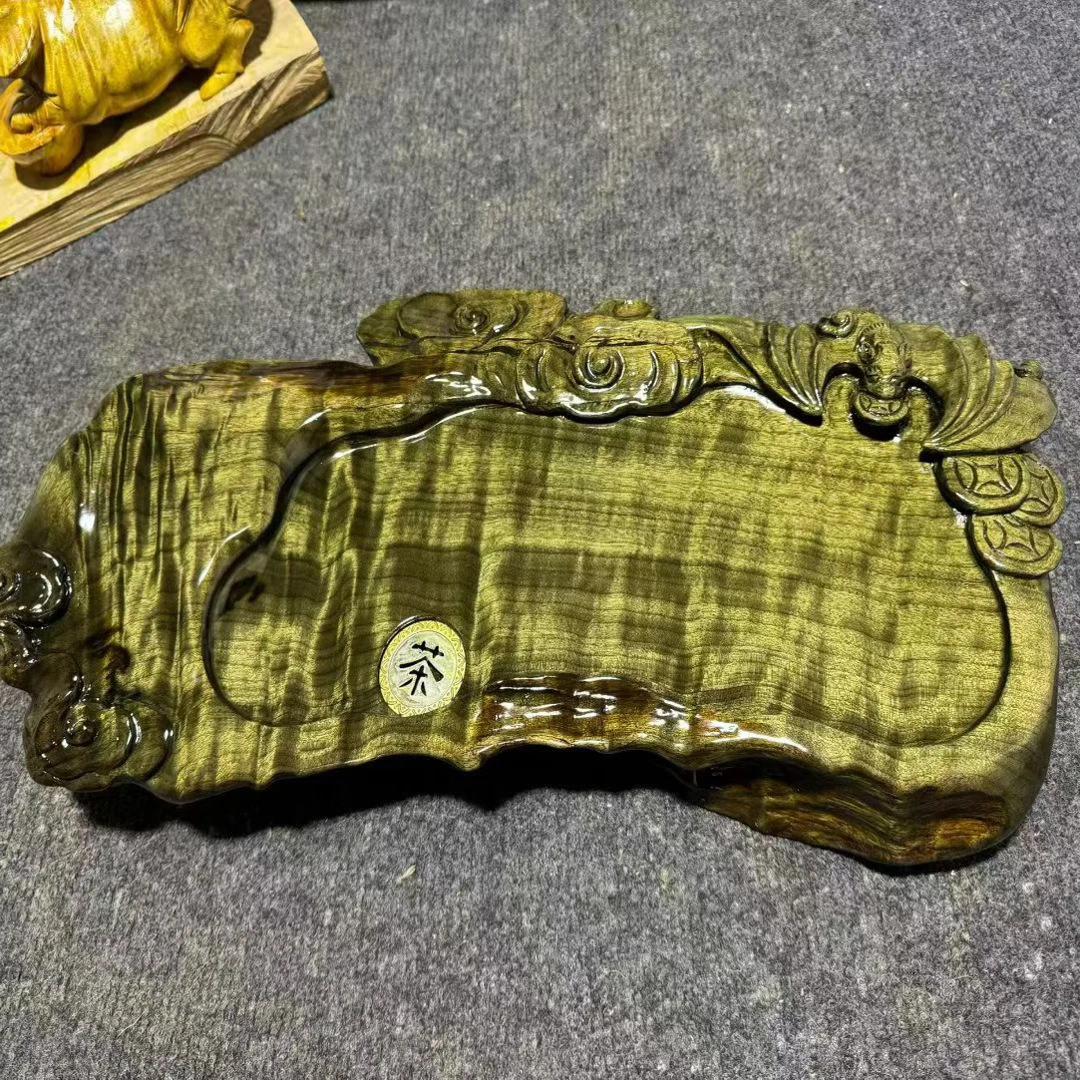 茶盘 金丝楠阴沉木 小尺寸茶盘
