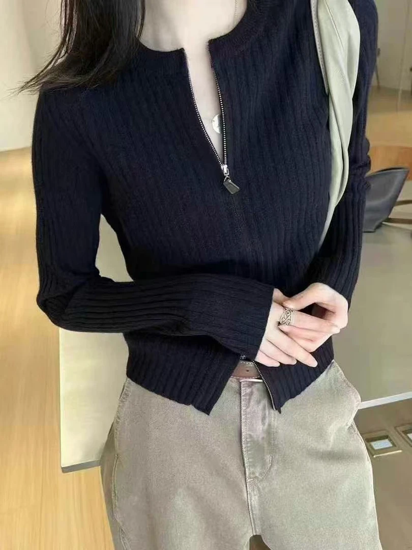ZEMALA韩版气质休闲显瘦针织衫