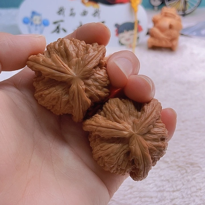 把件文玩核桃蓝***阳三棱
