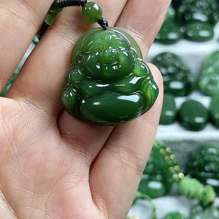 和田玉(碧玉)未镶嵌吊坠(不含链)