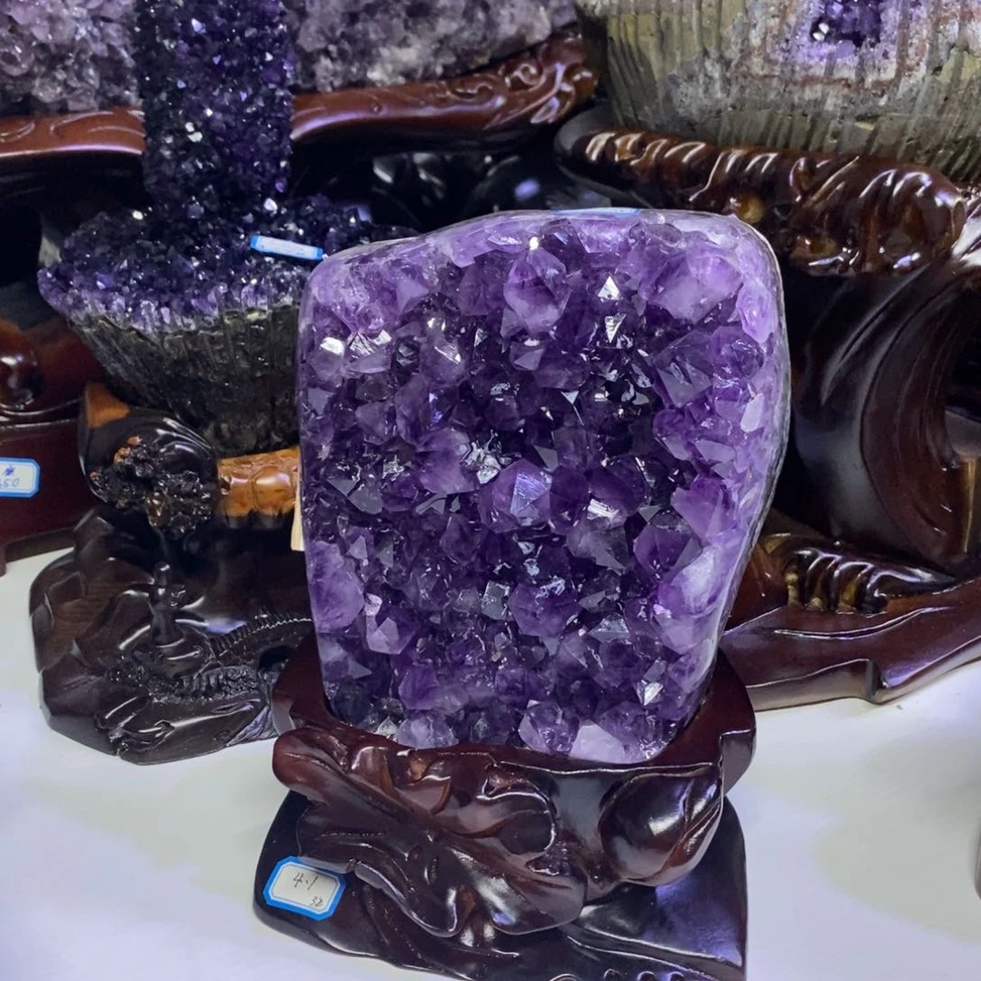 摆件未镶嵌紫晶莹