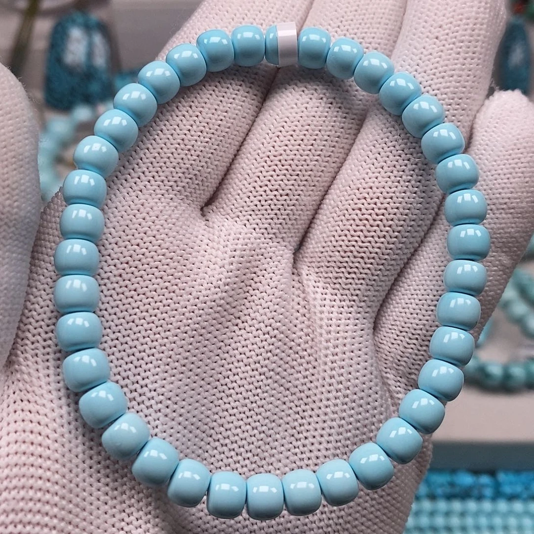 绿松石未镶嵌手串