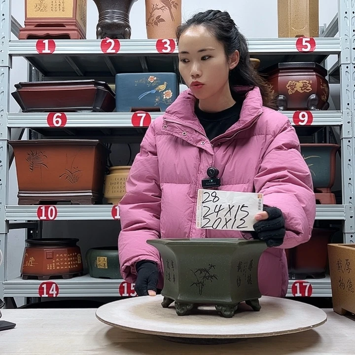 紫砂花盆紫砂花盆