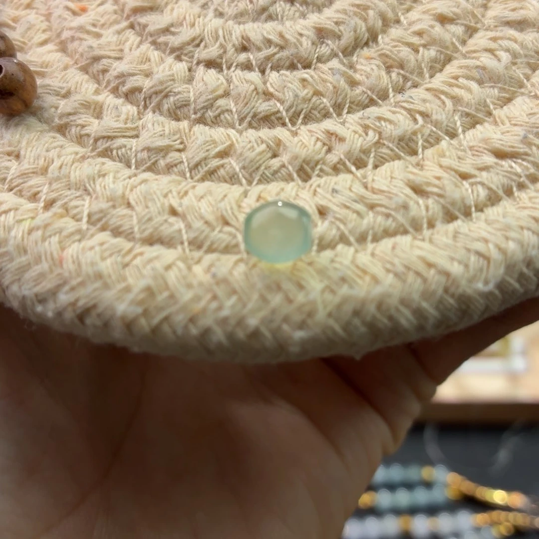 翡翠未镶嵌颈饰枣珠卡6左右