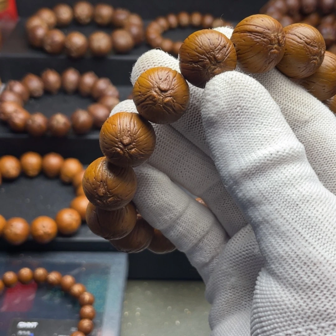 紫金鼠手串18.0左右纯圆