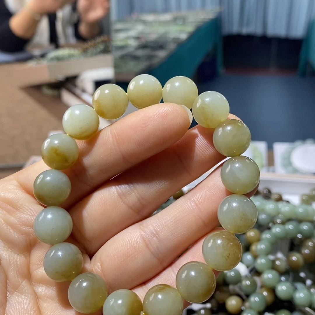 和田玉未镶嵌手链112