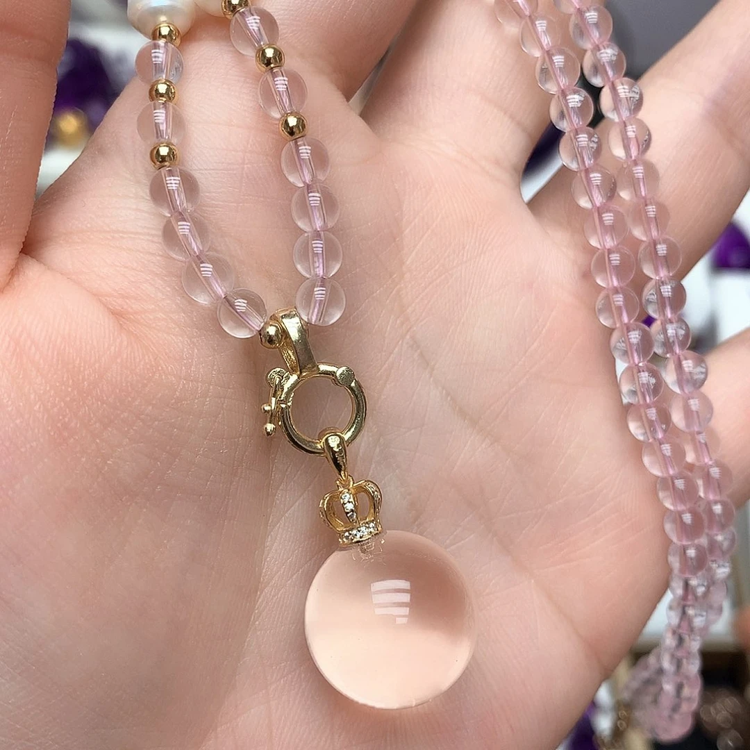 银S925镶嵌吊坠(赠链)芙蓉石