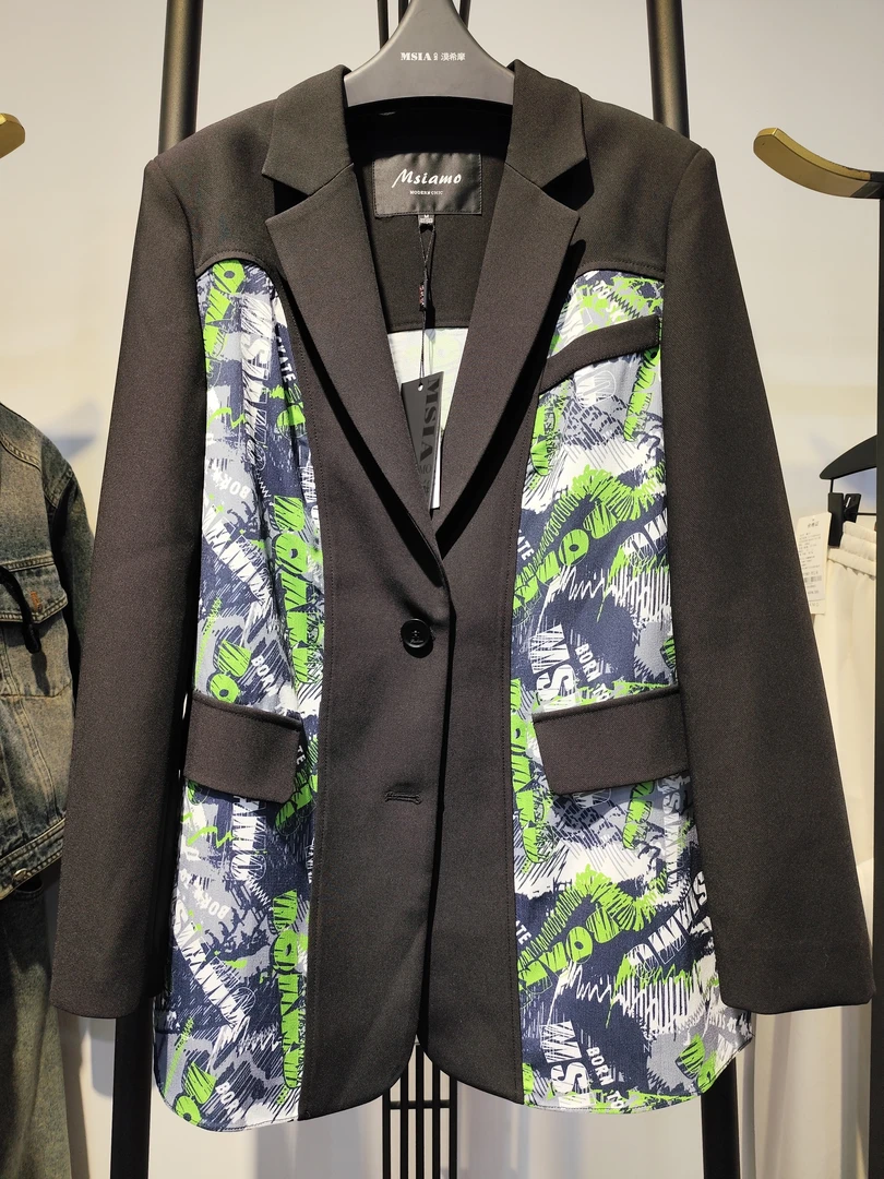 拼接个性百搭西服休闲