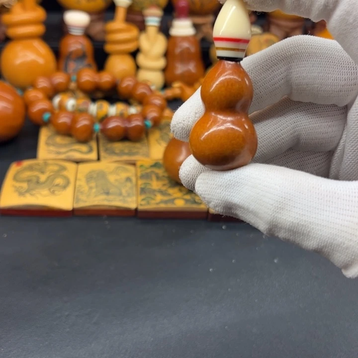 仙***客木一个葫芦小摆件的