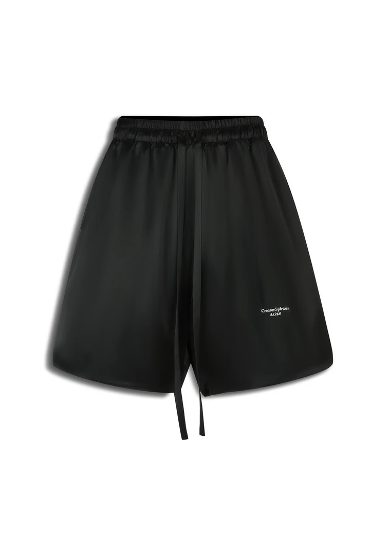 CreatorSpiritus Embroidered drawstring shorts 醋酸刺绣短裤