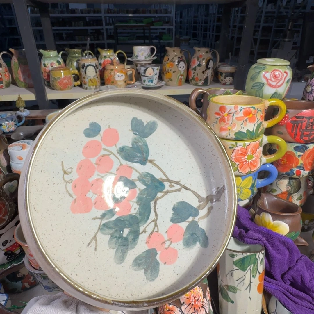 紫砂景德镇手工陶瓷釉下彩正品69