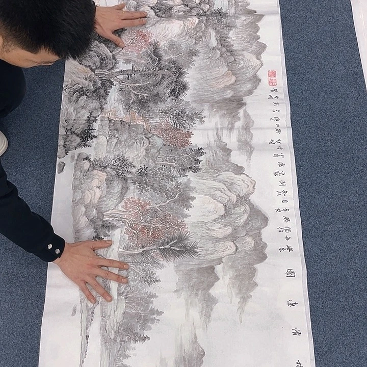 国画纯手绘字画宣纸
