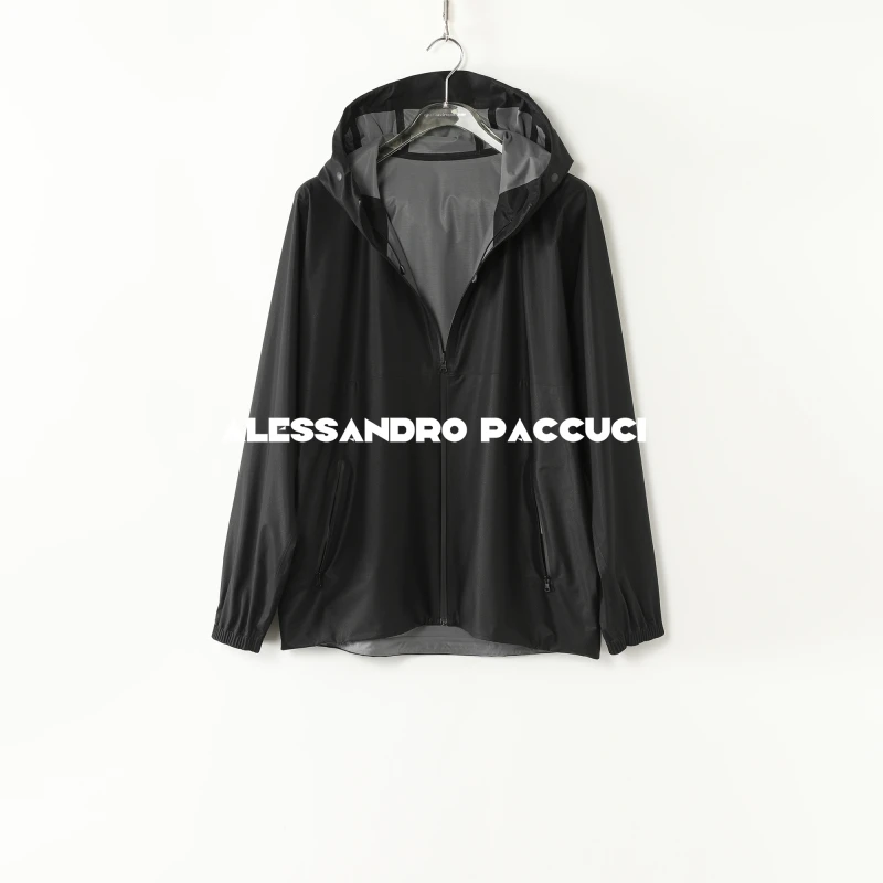 AP洛哥51007WT【限量/山系】双面穿连帽户外防水时尚拉链休闲外套