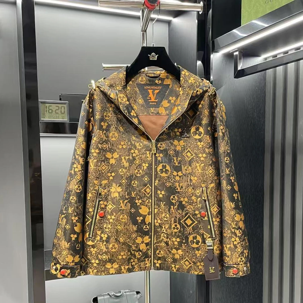 Y【CC-专属外套】2025春新款连帽外套变色龙宽松休闲夹克 (25031)