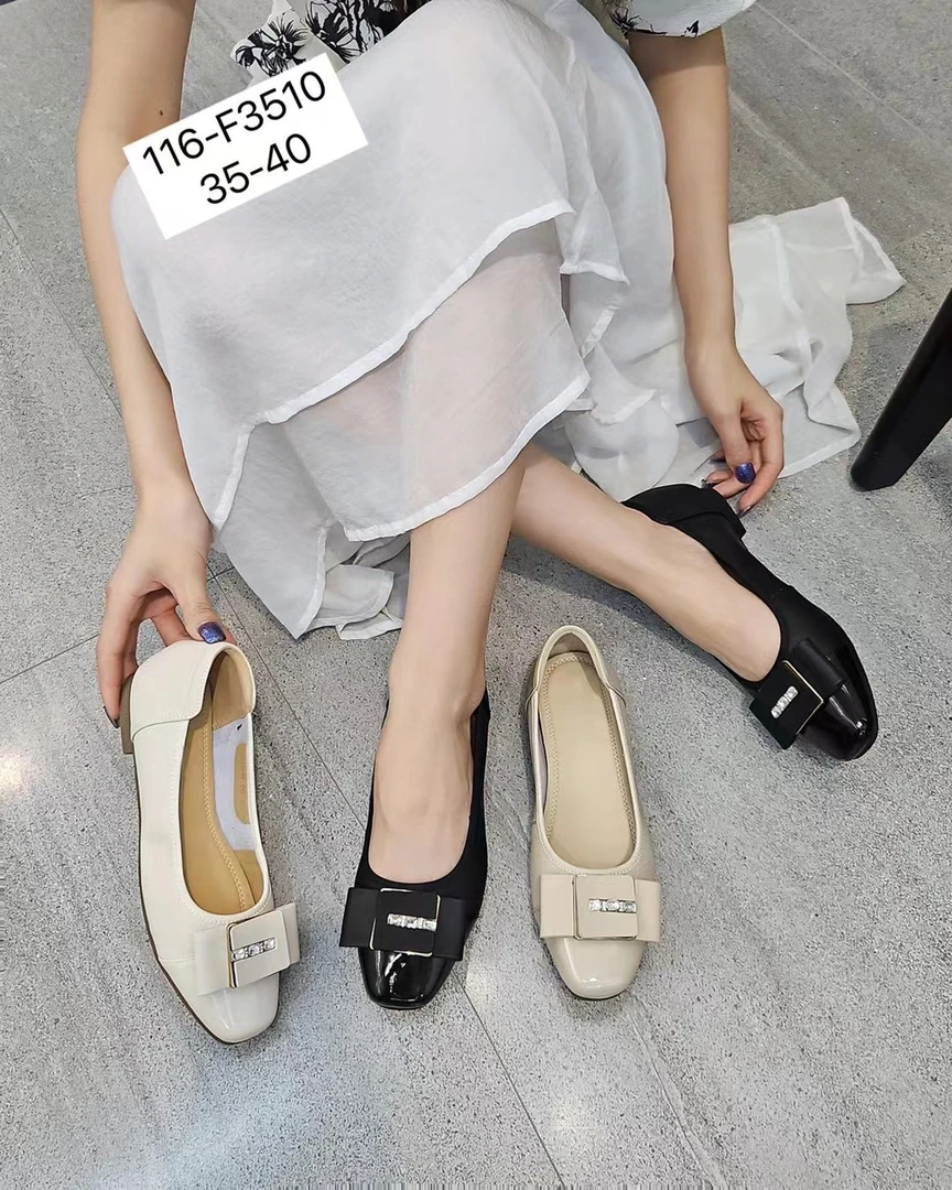 1163510新款头层牛皮浅口单鞋