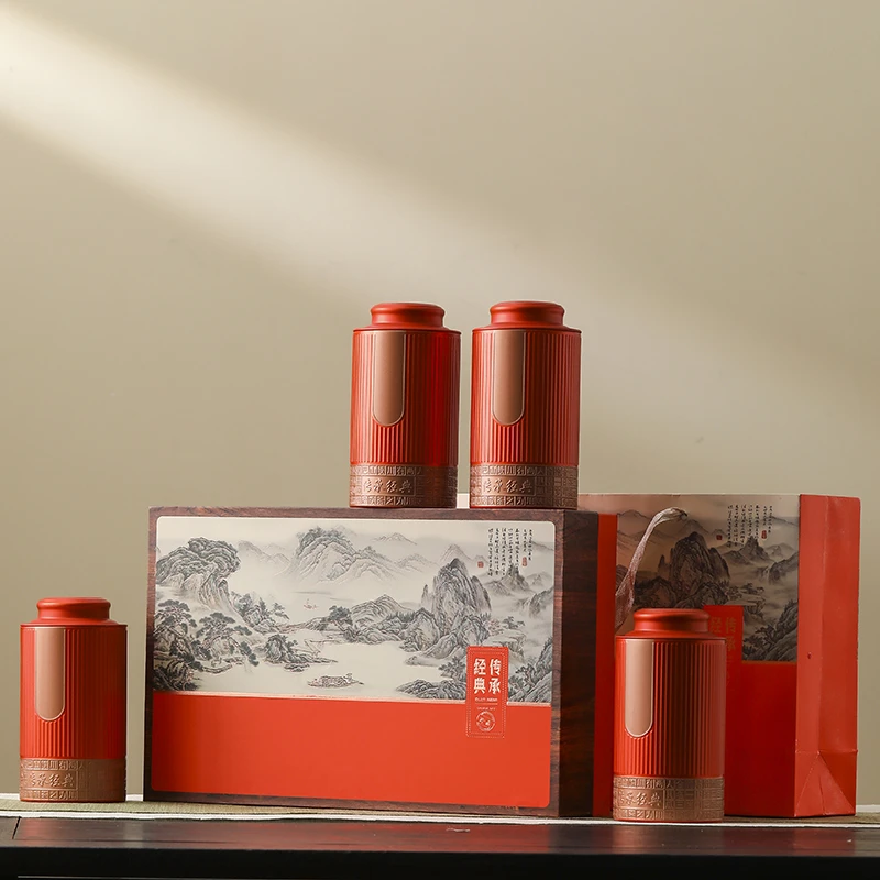 传承经典4罐装  肉桂  福建高山岩茶花果香耐泡 送礼 送长辈