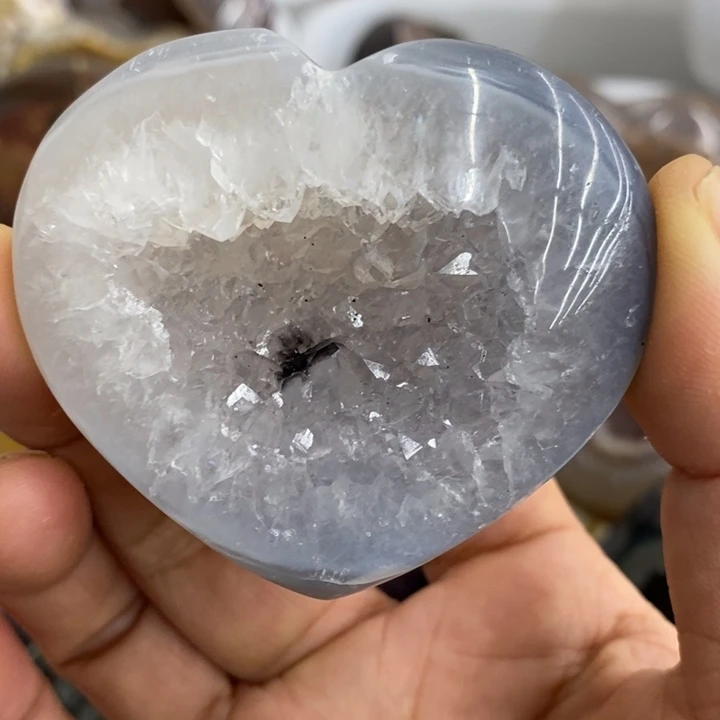 未镶嵌紫晶珠宝半成品