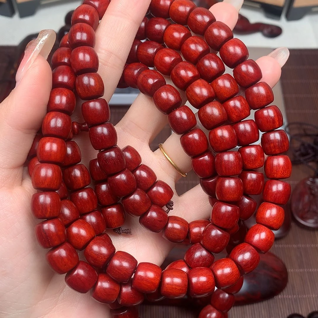 檀香紫檀（小叶紫檀）奇***平1.0桶珠108颗