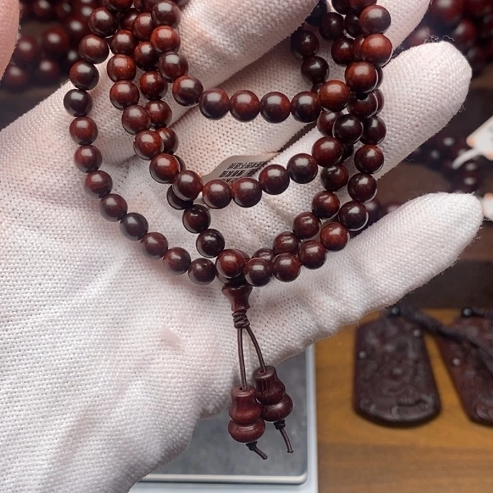 小叶紫檀手串/手链0.6*108