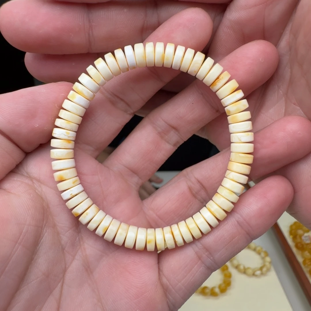 琥珀未镶嵌手链蜜蜡手串