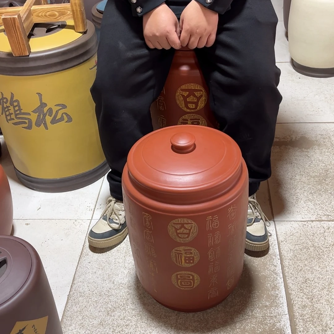 紫砂茶叶罐佛**爷茶叶罐