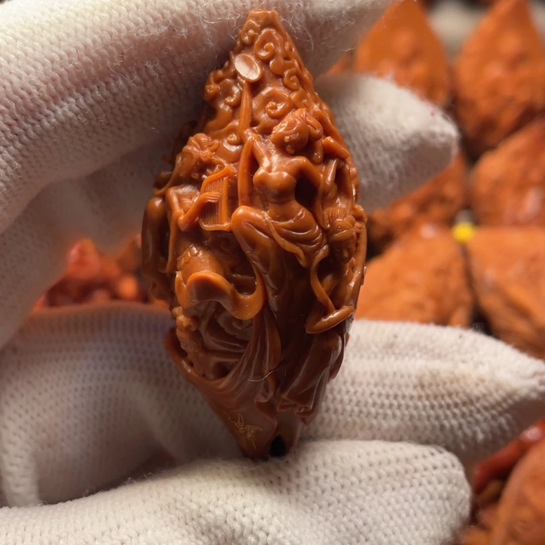 花***鱼橄榄核手串/手链飞天献礼