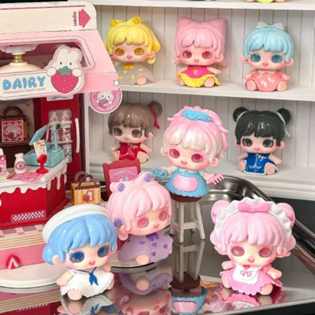 【锦岚】小米娜百变造型师萌粒潮玩手办