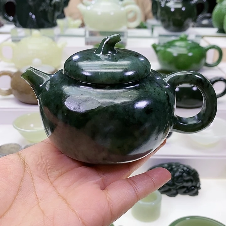 未镶嵌和田玉挂件茶壶