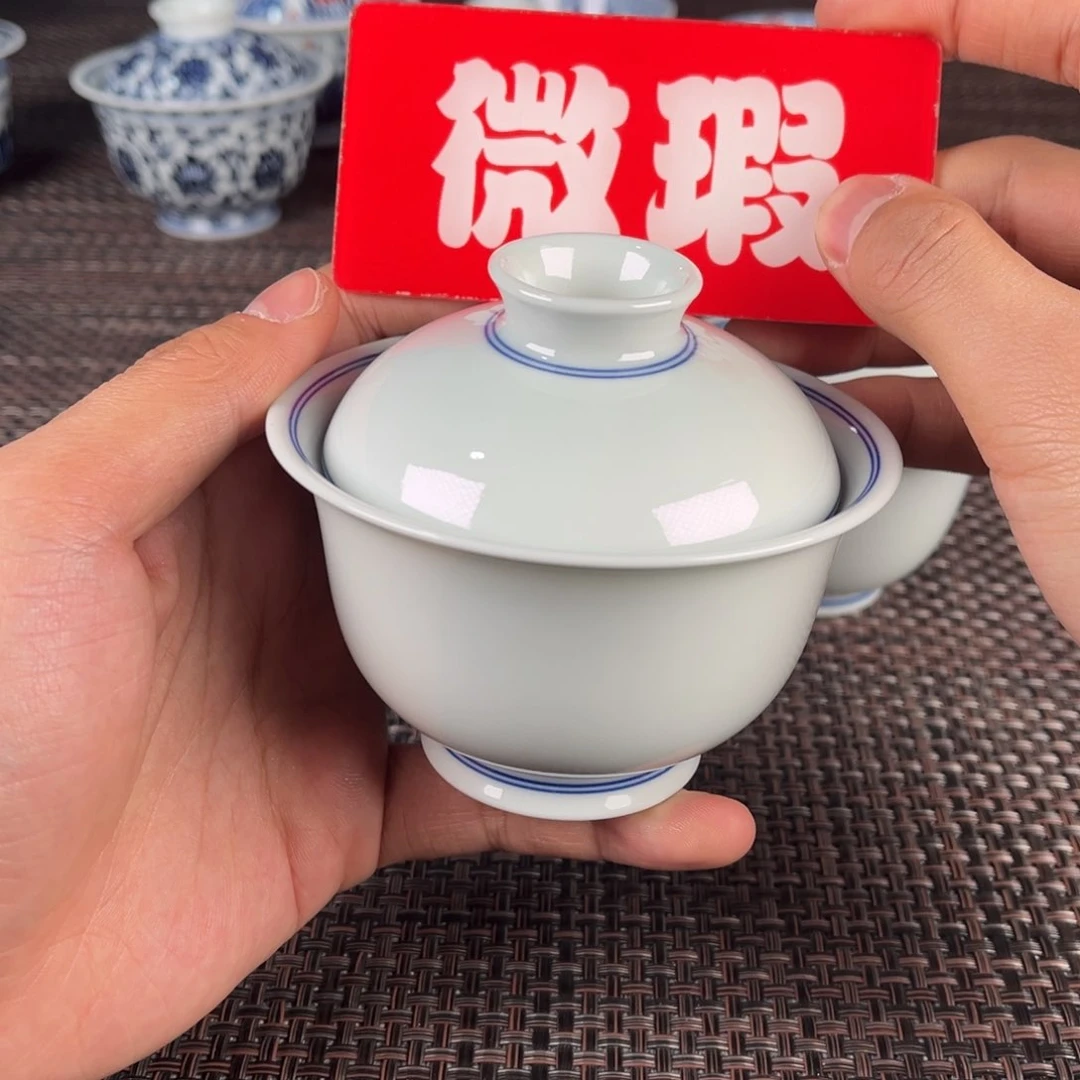 瓷片景德镇陶瓷杯子里