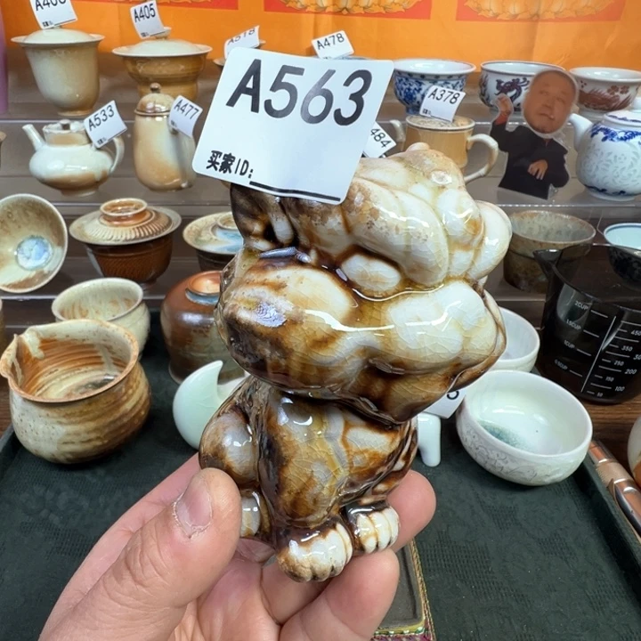 摆件文*563景德镇手工柴烧茶宠 福利